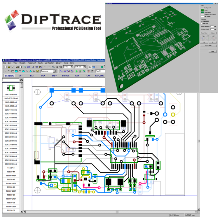 diptrace pcb layout tutorial